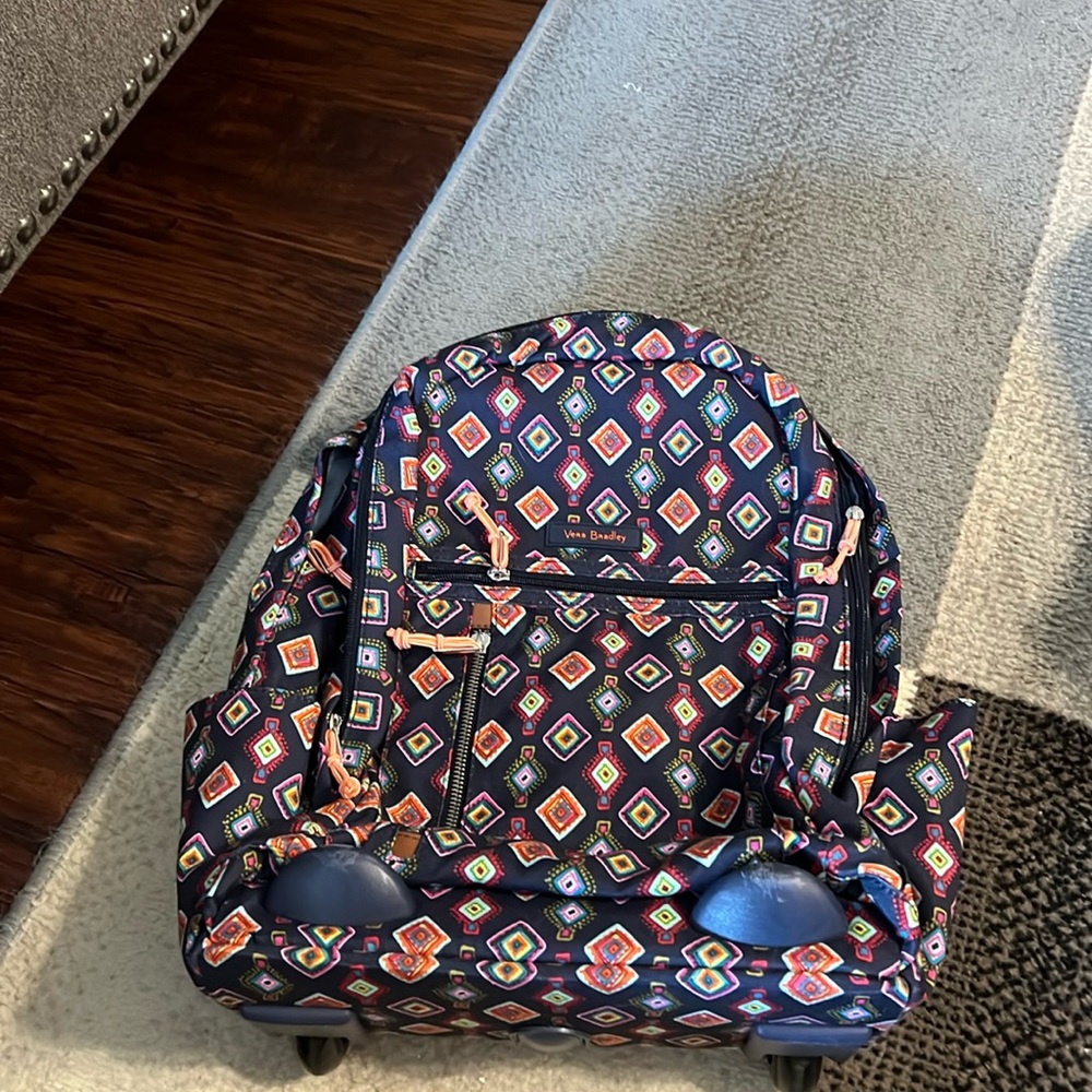 Vera Bradley rolling or backpack bag